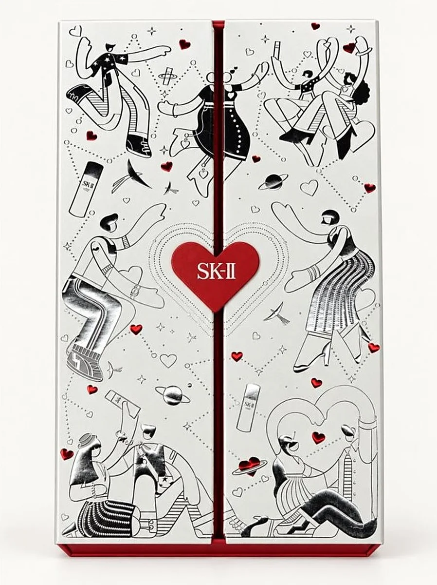 Подарочный набор SK-II Crimson Heart Prestige Coffret, 4 средства