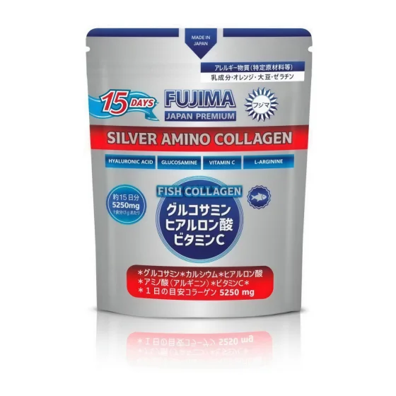 Fujima Silver Amino Collagen 5250 мг, 15 дней