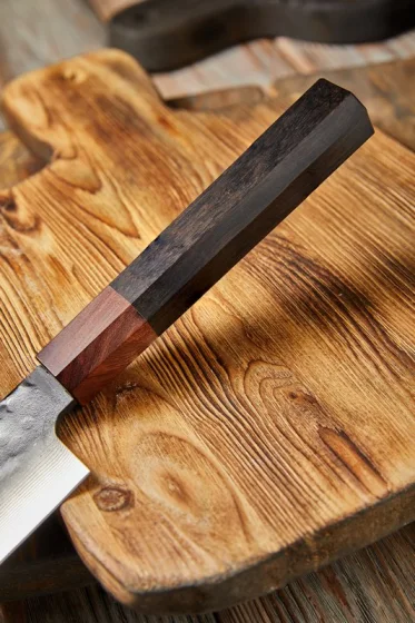 NAKIRI НОЖ ДЛЯ ОВОЩЕЙ (67-слойная дамасская сталь) — фото 3