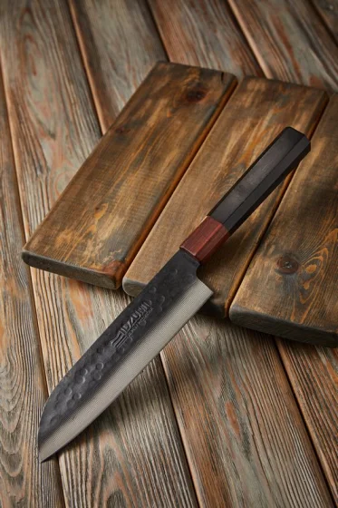 SANTOKU УНИВЕРСАЛЬНЫЙ НОЖ (67-слойная дамасская сталь) — фото 2